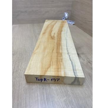 Клён Американский Волнистый заготовка на топ Смешанный ААА Волна АА 42х195х640 мм - (1шт. под распил) АКЦИЯ-1