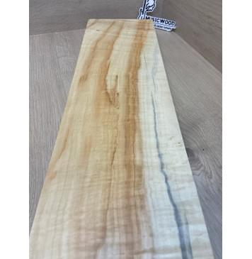 Клён Американский Волнистый заготовка на топ Смешанный ААА Волна АА 42х195х640 мм - (1шт. под распил) АКЦИЯ-2