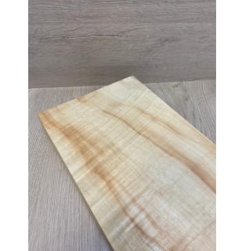 Клён Американский Волнистый заготовка на топ Смешанный ААА Волна АА 42х195х640 мм - (1шт. под распил) АКЦИЯ-6