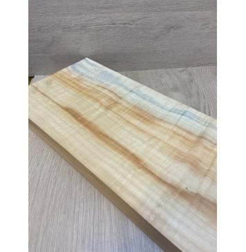 Клён Американский Волнистый заготовка на топ Смешанный ААА Волна АА 42х195х640 мм - (1шт. под распил) АКЦИЯ-5