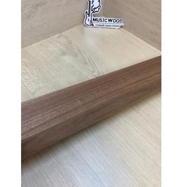 Орех Американский заготовка грифа для Безголовой гитары Радиал А 33х80х615 мм-3