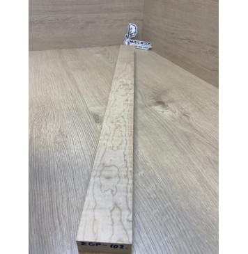 Клен Белый Явор, Волнистый заготовка для переклеенного грифа электрогитары Радиал АА Волна ААА 26х57х790 мм-3