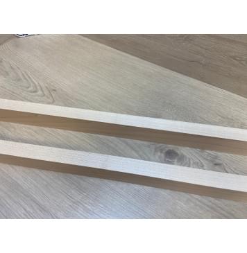 Клен Белый заготовка для переклеенного грифа бас-гитары Радиал АА 43х21.5х875 мм - из 2х частей-2