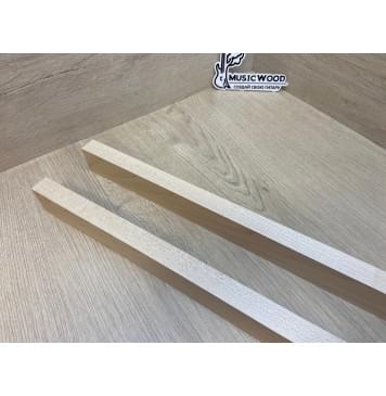 Клен Белый заготовка для переклеенного грифа бас-гитары Радиал АА 43х21.5х875 мм - из 2х частей-5