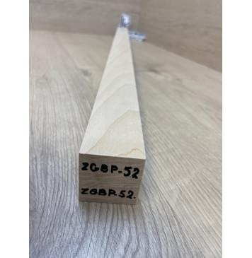 Клен Белый заготовка для переклеенного грифа бас-гитары Радиал АА 43х21.5х875 мм - из 2х частей-3