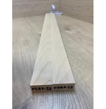 Клен Белый заготовка для переклеенного грифа бас-гитары Радиал АА 43х21.5х875 мм - из 2х частей-4