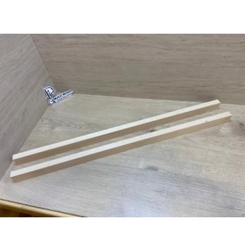 Клен Белый заготовка для переклеенного грифа бас-гитары Радиал АА 43х21.5х875 мм - из 2х частей-11