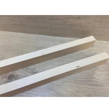 Клен Белый заготовка для переклеенного грифа бас-гитары Радиал АА 43х21.5х875 мм - из 2х частей-9