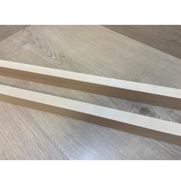 Клен Белый заготовка для переклеенного грифа бас-гитары Радиал АА 43х21.5х875 мм - из 2х частей-10