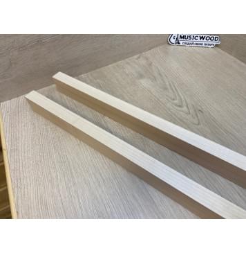 Клен Белый заготовка для переклеенного грифа бас-гитары Радиал АА 43х21.5х875 мм - из 2х частей-12