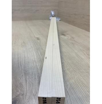 Клен Белый заготовка для переклеенного грифа бас-гитары Радиал АА 43х21.5х875 мм - из 2х частей-6