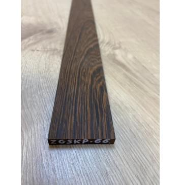 Венге заготовка для переклеенного сквозного грифа гитары Радиал АА 8х51.5х113.5 мм-5