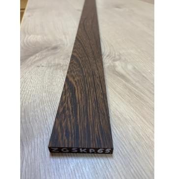 Венге заготовка для переклеенного сквозного грифа гитары Радиал АА 8х51.5х113.5 мм-3