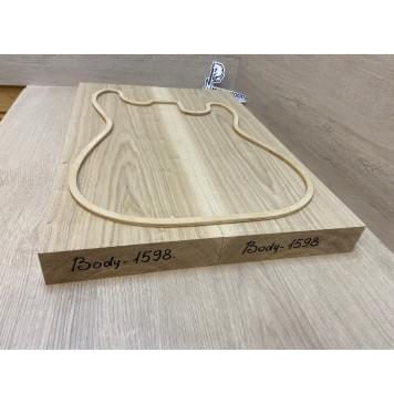 Ясень Дальневосточный Заготовка корпуса Тангент А 45х186х545 мм, 2 шт, 667 кг/м3-2