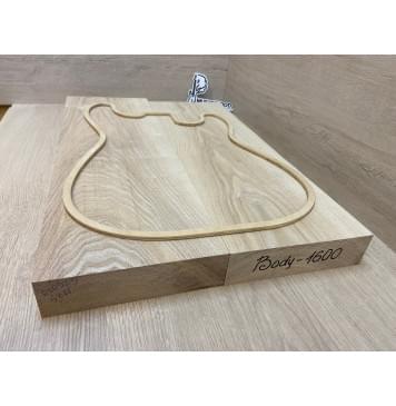 Ясень Дальневосточный Легкий Заготовка корпуса Тангент АА 48х185х565-540 мм, 2 шт, 587 кг/м3-2