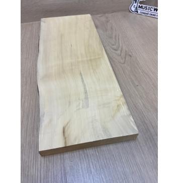 Клён Американский заготовка на топ для Тревел гитары Смешанный А 20х155-137х405 мм (1 шт под распил)-4