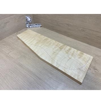 Берёза Пламенная заготовка на топ Смешанный АА Волна А 19х178-117х510 мм (1шт под распил) АКЦИЯ-2