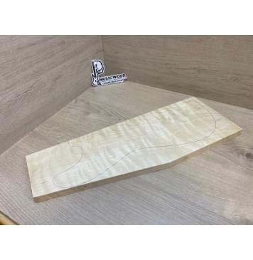 Берёза Пламенная заготовка на топ Смешанный АА Волна А 19х178-117х510 мм (1шт под распил) АКЦИЯ-3