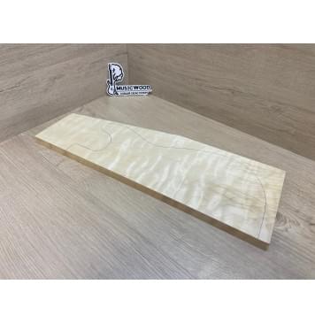 Берёза Пламенная заготовка на топ Смешанный АА Волна А 19х178-117х510 мм (1шт под распил) АКЦИЯ-4