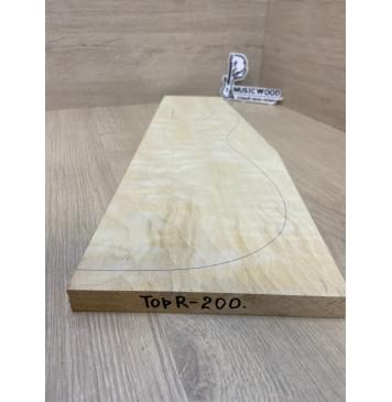 Берёза Пламенная заготовка на топ Смешанный АА Волна А 19х178-117х510 мм (1шт под распил) АКЦИЯ-5