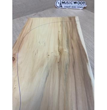 Клён Американский заготовка на топ Смешанный АА 20х175х560 мм (1шт под распил)-5