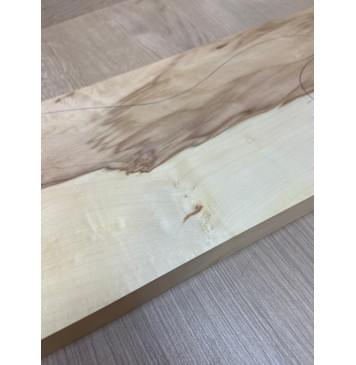 Клён Американский заготовка на топ Смешанный АА 22х170х505-485 мм (1шт под распил)-3