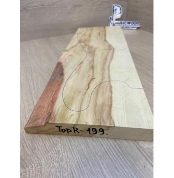 Клён Американский заготовка на топ Смешанный АА 22х170х505-485 мм (1шт под распил)-5