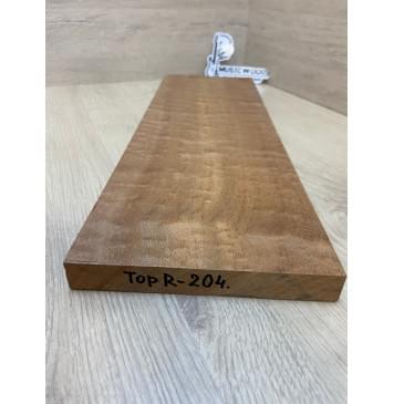 Сапели Волнистый заготовка на топ Радиал АА Волна ААА 20х170х515 мм (1шт под распил)-2