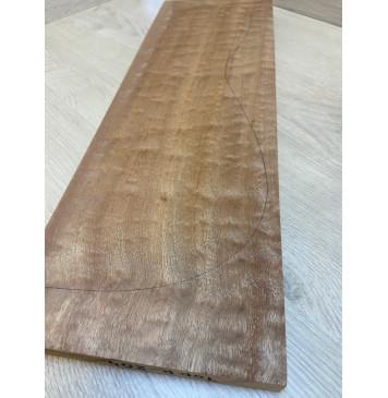 Сапели Волнистый заготовка на топ Радиал АА Волна ААА 20х170х515 мм (1шт под распил)-6