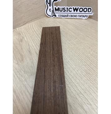 Венге заготовка для бриджа акустической гитары Радиал АА 11.5х42х185 мм-3