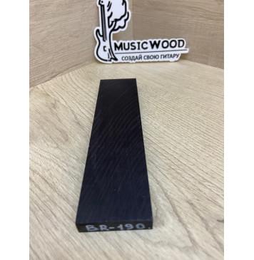 Граб Black заготовка для бриджа акустической гитары Смешанный ААА 10.5х43х168 мм-2