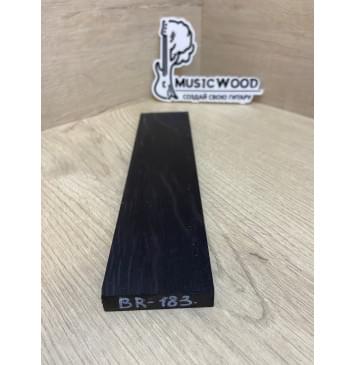 Граб Black заготовка для бриджа акустической гитары Смешанный ААА 11х50х210 мм-1