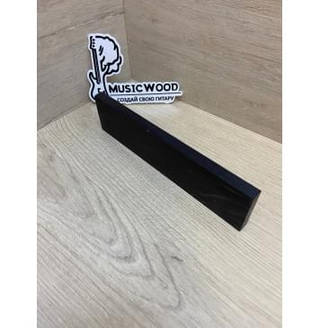Граб Black заготовка для бриджа акустической гитары Смешанный ААА 11х50х210 мм-2