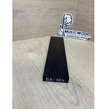 Граб Black заготовка для бриджа акустической гитары Смешанный ААА 11х49х205 мм-1