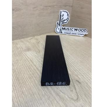Граб Black заготовка для бриджа акустической гитары Смешанный ААА 11х50х210 мм-1