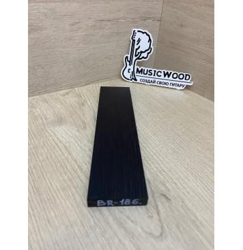 Граб Black заготовка для бриджа акустической гитары Смешанный ААА 11х50х210 мм-2