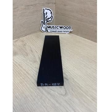 Граб Black заготовка для бриджа акустической гитары Смешанный ААА 12х52х205 мм-2