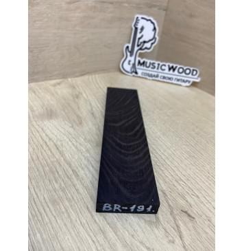 Граб Black заготовка для бриджа акустической гитары Смешанный ААА 11х42х170 мм-1