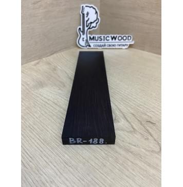 Граб Black заготовка для бриджа акустической гитары Смешанный ААА 11.5х50х215 мм-1
