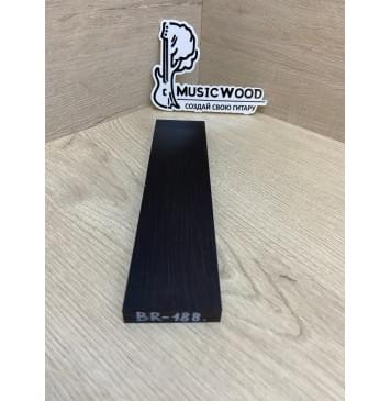 Граб Black заготовка для бриджа акустической гитары Смешанный ААА 11.5х50х215 мм-2