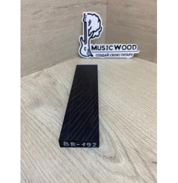 Граб Black заготовка для бриджа акустической гитары Смешанный ААА 11х41х165 мм-1