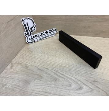 Граб Black заготовка для бриджа акустической гитары Смешанный ААА 11х41х165 мм-4