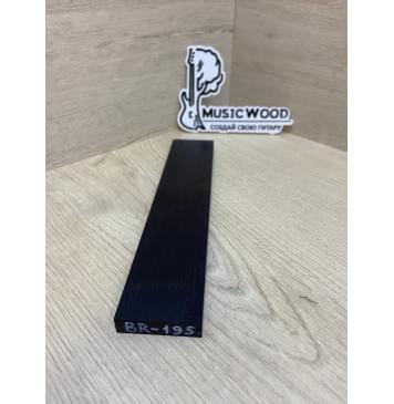 Граб Black заготовка для бриджа акустической гитары Смешанный ААА 10.5х43х215 мм-1