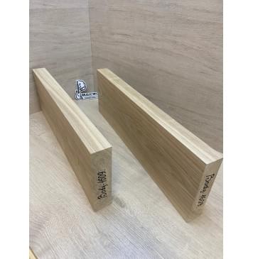 Ясень Дальневосточный Заготовка корпуса Тангент АА 44.3х182х570-540 мм, 2 шт, 676 кг/м3-6