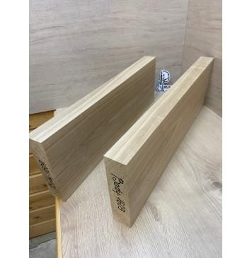 Ясень Дальневосточный Заготовка корпуса Тангент АА 44.3х182х570-540 мм, 2 шт, 676 кг/м3-1