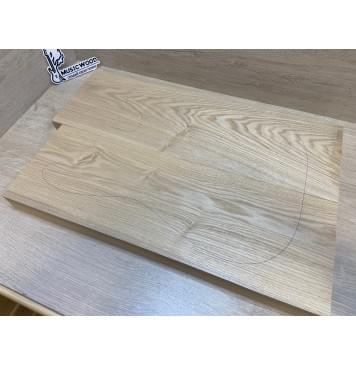 Ясень Дальневосточный Легкий Заготовка корпуса Смешанный А 47.5х185х570-545 мм, 2 шт, 590 кг/м3-1