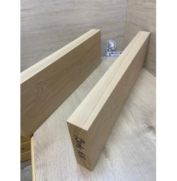 Ясень Дальневосточный Легкий Заготовка корпуса Смешанный А 47.5х185х570-545 мм, 2 шт, 590 кг/м3-3
