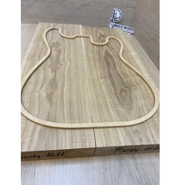 Ясень Дальневосточный Волнистый Заготовка корпуса Тангент А Волна АА 42х185х570-550 мм, 2 шт, 712 кг/м3-3