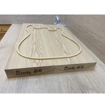 Ясень Дальневосточный Заготовка корпуса Тангент АА 47.5х185х570-550 мм, 2 шт, 603 кг/м3-2