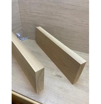 Ясень Дальневосточный Заготовка корпуса Тангент АА 47.5х185х570-550 мм, 2 шт, 603 кг/м3-6